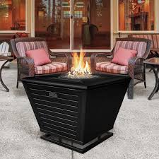 Sedona cast aluminum rectangular gas fire table 50,000 btu heat output covers included 18 lb clear fire. Sunbeam Steel Pyramid Fire Table Costco
