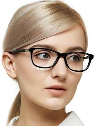 OCCI CHIARI Fashion Clear Lens Glasses Frame Eyeglasses Oversized Eyewear  For Women Girls(Red) : Buy Online at Best Price in KSA
