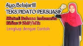 26 mei 2020 25 mei 2020 eyoni maisa pendapat positif. Mengidentifikasi Pidato Persuasif Bahasa Indonesia Pjj Youtube