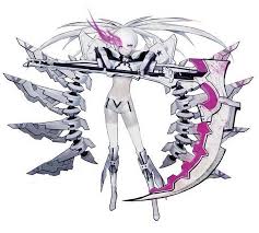 Black And White Warriors Anime Wiki White Rock Shooter Black Rock Shooter Wiki Fandom Powered By Wikia In 2020 Black Rock Shooter Black Rock Anime Warrior Girl