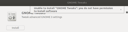 Ubuntu Software Center No Permission To Install Software Ask Ubuntu