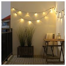 Utsund Ikea Deutschland Balkon Verlichting Lichtslingers Slaapkamer Buitenverlichting