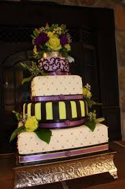 Black And Green Wedding Cake Purple Lavender Green Wedding Square Round Wedding Cake Purple Green White Black With Silve Purple Wedding Cakes Round Wedding Cakes Cool Wedding Cakes