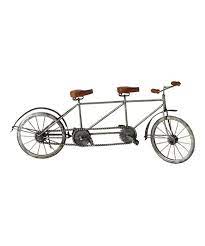 Tandem bicycle with cute love birds and red hearts, wedding invitation, announcement, save the date, gift for wedding anniversary, valentine's. Ganz Antique Silver Tandem Bicycle Figurine Best Price And Reviews Zulily