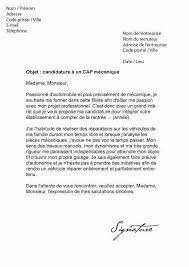 Lettre De Motivation Stage Ma C Canicien Automobile Rungon A