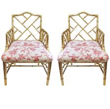 Pair Of Gold Leaf Faux Bamboo Chairs 1stdibs Com Bamboo Chair Faux Bamboo Bamboo Furniture