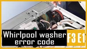 I have a whirlpool cabrio about 8 hrs old. Whirlpool Washer Error Codes 5d