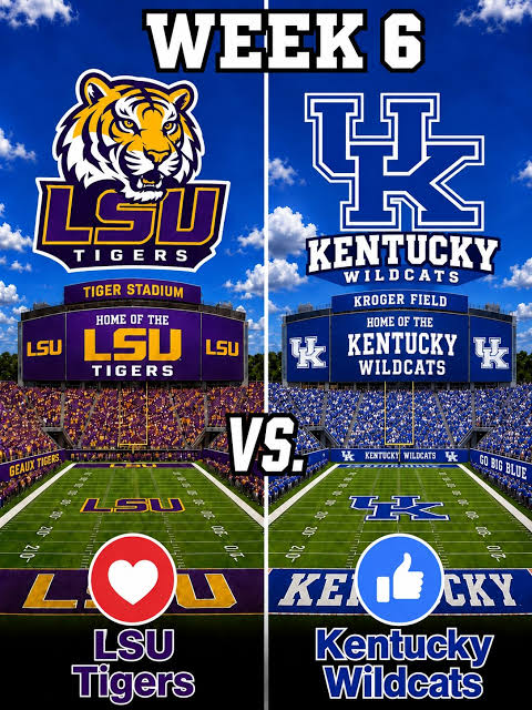 ️ CONFIRMED: The LSU Tigers vs. Kentucky Wildcats game has been  rescheduled.  A blockbuster SEC showdown in college football — where  rivalry, pride, and championship dreams collide in a battle wher