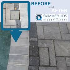 Plastic pool skimmer box lids are a big blemish on a luxury investment, and metal drain grates all skimmer lids weren't created equal. Before After Skimmer Lids Geschenkideen Geschenke Idee