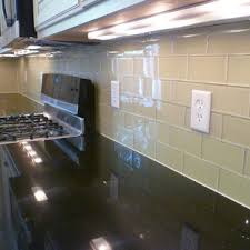 Jan 17, 2019 · whichever looks best for the kitchen is the best place to end the backsplash. Cream Subway Tile Backsplash Houzz