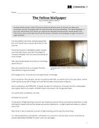 My (small private) school's administration worked tirelessly to personally provide devices and internet access to each of our families, but their efforts often fell short due to limited resources. The Yellow Wallpaper Flip Book Pages 1 20 Pubhtml5