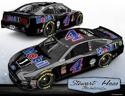 Unmodified stock cars were not built for this type of work, so nascar decided to allow modifications that improved durability. Kevin Harvick Black Mobil 1 Scheme Nascar Com