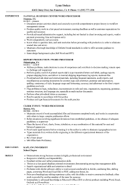 Though resume is important, many people cannot write them correctly. Word Processor Resume Samples Velvet Jobs