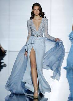 Discover 150 Color Story in Powder Blue and light blue evening dress haute  couture ideas | powder blue fashion, pale blue evening gown, icy blue dress  gowns and more