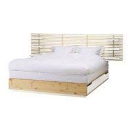 Pour lui donner encore plus de caractère, elle a tout simplement c'est le cas aussi pour la tête de lit ikea mandal. Mandal Bed Frame With Headboard Birch White Ikeapedia