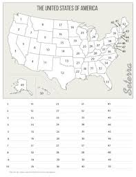 Label 50 States Worksheet