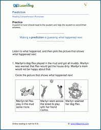 Teaching vowels to your 2nd grade students has never been. Prediction Worksheets For Grade 1 K5 Learning