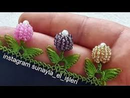Igne Oyasi Modelleri Boncuklu Bogurtlen Igne Oyasi Ornekleri Yapilisi Igne Oyasi Videolari Youtube Yapma Cicekler Boncuk Tig Boncuk