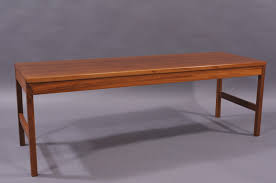 Solid oak, iroko, beech, walnut. Vintage Danish Coffee Table Modulolab