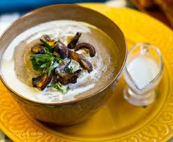 Vegan Mushroom Soup No Cream Of Mushroom Healthyhappylife Com Recipe Stuffed Mushrooms Vegan Mushroom Soup Mushroom Soup
