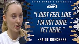 Paige Bueckers to return to UConn for 2024-25 season: 'I feel like I'm not  done yet here'