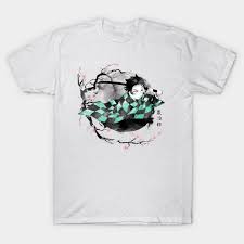 Demon slayer anime merch set 1 backpack 2 face mask 50 stickers 6 button pin 1 bracelet 1 lanyard 2 keychain 4 tattoo stickers. Tanjiro Ink Demon Slayer Kimetsu No Yaiba T Shirt The Shirt List T Shirt Shirts Kindness Shirts