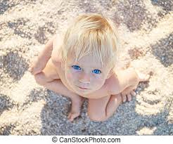 But it is thought that baby daniel, now 11 weeks old, has a slight genetic mutation. Baby On A Beach Little Boy With Blue Eyes And White Hair Sitting On White Sand And Look Up At The Camera Canstock