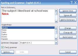 Bbc My Web My Way Check Your Spelling In Microsoft Word For Windows