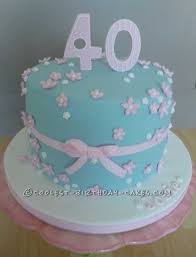 Especially the birthday cake for men funny 40th birthday gift ideas for women, women creative fun 40th birthday parties forward to go this time the perfect for women such as handsome. Pretty Pink And Blue 40th Birthday Cake 40th Birthday Cakes 40th Birthday Cake For Women Birthday Cake For Women Simple