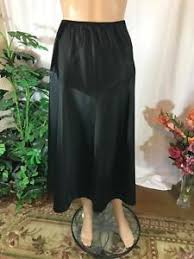 Details About Vassarette Vtg Black Half Slip Size M 31 Length 070511