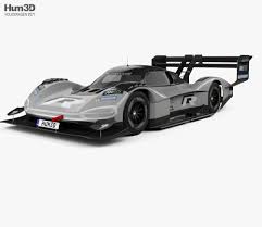 3d Model Of Volkswagen I D R 2018 Volkswagen Classic Cars 3d Model