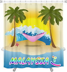 Maybe you would like to learn more about one of these? Amazon Com Gear New Malaysia Holiday Shows Kuala Lumpur And Beaches Shower Curtain 74 X 71 Home Kitchen