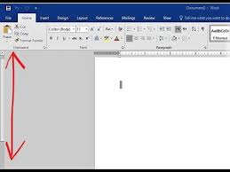 Microsoft Ms Word 2010 Missing Side Scroll Bar Youtube