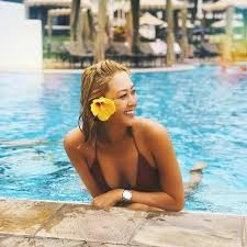 In america, an engagement ring is typically worn on the ring finger of the left hand. These Enchanting Photos Of Golfer Michelle Wie Will Make You Sweat Photogallery Etimes