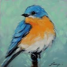 Easy Bird Paintings On Canvas Image Result For Easy Bird Paintings On Canvas For Beginners Oilpaintingbeginner Canvaspaint Bird Paintings On Canvas Bluebird Painting Bird Painting Acrylic