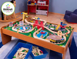 4.3 out of 5 stars with 12 ratings. Ride Around Town Train Set With Table Kidkraft Train Set Table Wooden Train Set Wooden Train