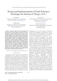 We did not find results for: Pdf Design And Implementation Of Fault Tolerance Technique For Internet Of Things Iot