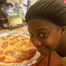 Cute baby photo with dog caption