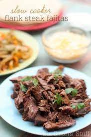 Slow Cooker Flank Steak Fajitas Recipe Recipe Beef Recipes Real Food Recipes Mexican Food Recipes
