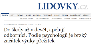 Iveta křížová publikovala nejprve na svém profilu na facebooku a následně i na webu trestného činu se mohla dopustit mudr. Iveta Krizova Do Skoly Az V Devet Apeluji Odbornici Podle Psychologu Je Brzky Zacatek Vyuky Prezitek Pedagogicke Info