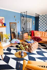 Mid Mod Eclectic Living Room Pmq For Two Eclectic Living Room Colourful Living Room Decor Colorful Eclectic Living Room