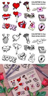 Learn how to draw hearts, love, roses, flowers, and cupid with each valentine's day animal comes with free printable templates making it a super easy and fun diy classroom valentine's day craft for kids of all ages to. Valentine S Day Hand Draw Valentines Day Drawing Valentine Doodle How To Draw Hands