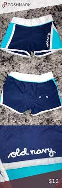 Girls Swim Shorts Old Navy Girls Swim Short Size 5 Navy White Blue Back Pocket 2 Snaps And Adjustable Strap In 2020 Girls Swimming Swim Shorts Gym Shorts Womens