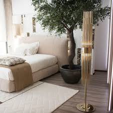 Floor lamps are usually 60 to 72 in height. Floor Standing Lamp Streamline 9270 10 Ccastro Lighting Gold Plated Brass Contemporary Golden