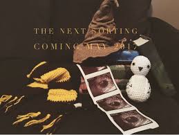 Join the harry potter fan club for free to discover your hogwarts house. Our Second Pape Baby Announcement Harry Potter Themed Cute Baby Announcements Second Baby Announcements New Baby Announcements