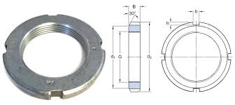 km24 skf lock nut m120x2mm lock nuts bearing king