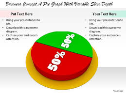 0514 50 50 percentage in pie chart image graphics for