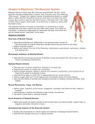 Chapter 6 Objectives The Muscular System