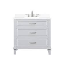 Shop our wide selection of bathroom vanities and vanities at floor & decor! Home Decorators Collection Pinestream 36 In W X 22 In D Bath Vanity In Dove Grey With Cultured Stone Vanity Top In White With White Basin Pinestream 36g The Home Depot