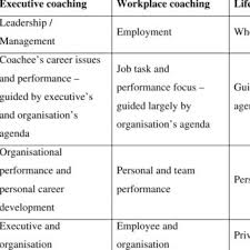 Pdf Executive Coaching In Organisations The Personal Is The Professional